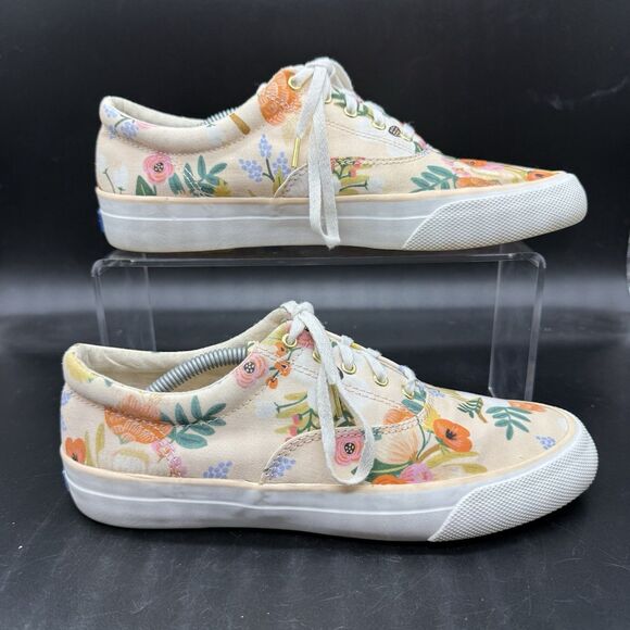 Keds Shoes Womens Size 7 Rifle Paper Co Casual Sneaker Multicolor Floral WF58355 - Picture 1 of 7